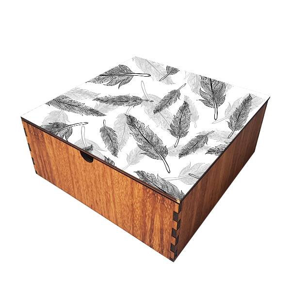 Caja de Te - Plumas Negras