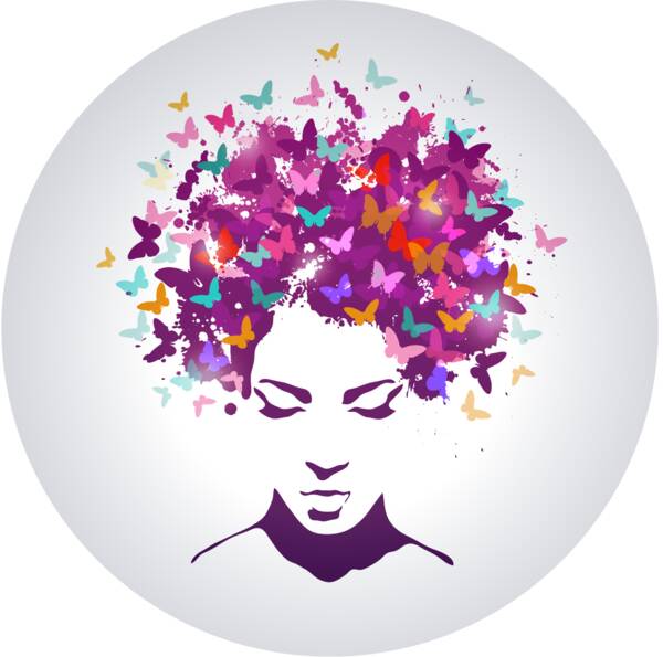 Charola Giratoria - Mujer Despeinada