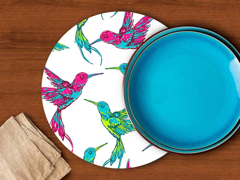 Plato Base - Colibries