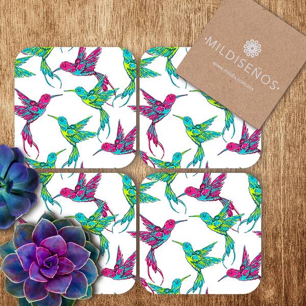 Portavasos - Colibries