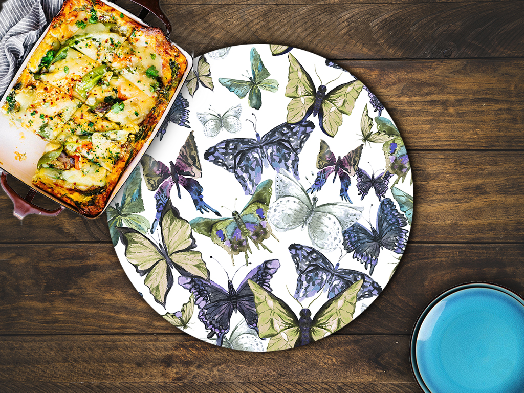 LAZY SUSAN Mariposas acurela
