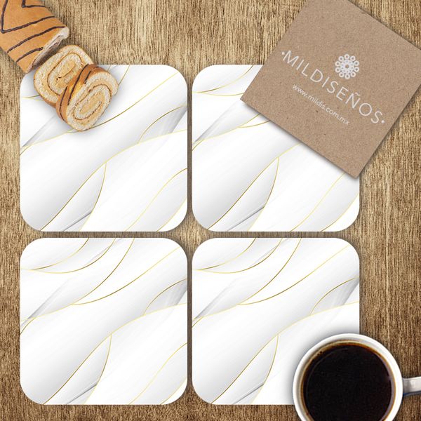 Portavasos - Olas Blancas