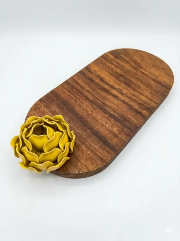 Tabla flor amarilla