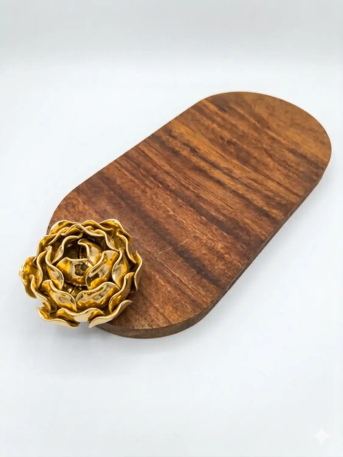 Tabla flor dorada